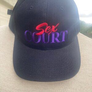 6 Panel Cotton twill Cap with Sex Court logo Front, PBTV logo on Back